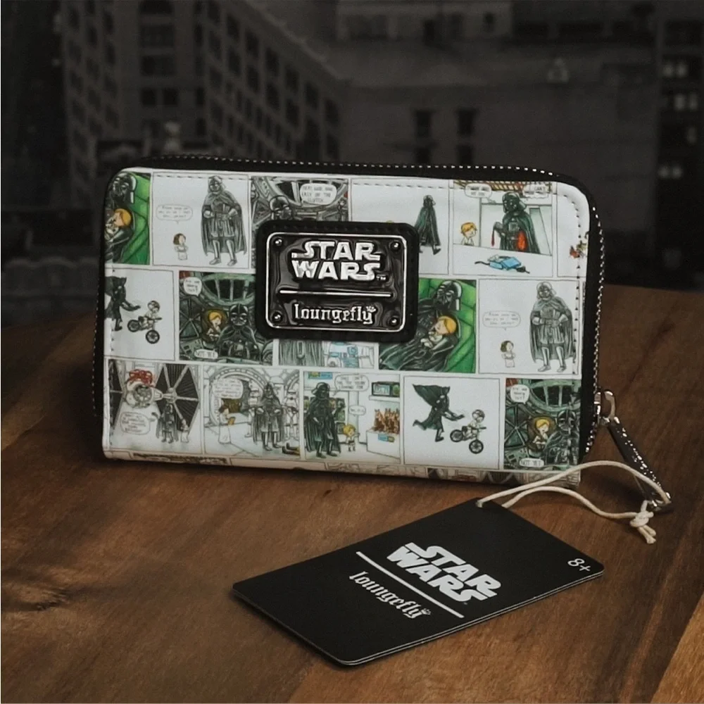 NWT Loungefly Star Wars Vaders I AM Your Fathers Day Zip Around Wallet​​​​​​